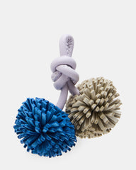 AZIEL SNEAKER & POM SHOE CHARM BLUE/MULTI BUNDLE