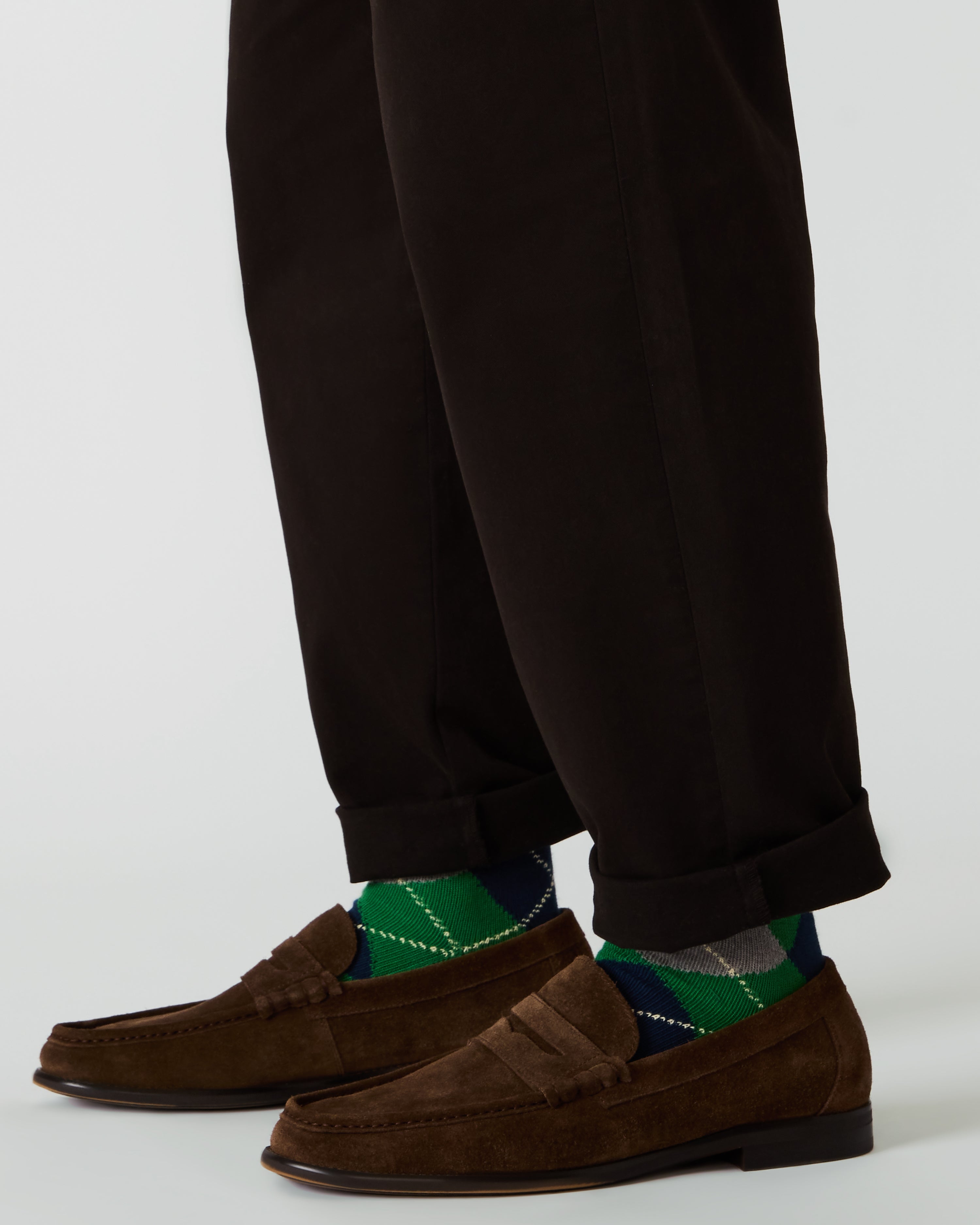 HUCKLE GREEN SUEDE